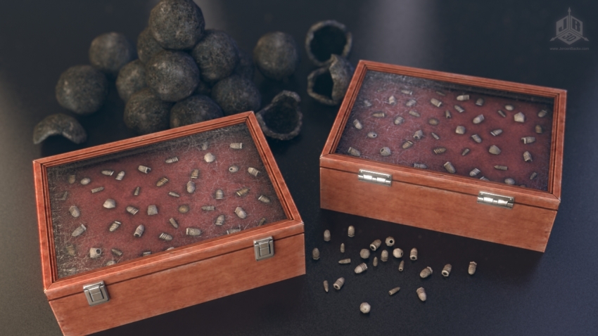 Artillery ammunition, supposed to be part of civil war era historical display