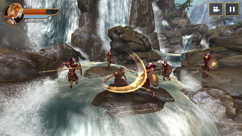 Gods of Egypt - Bek fighting